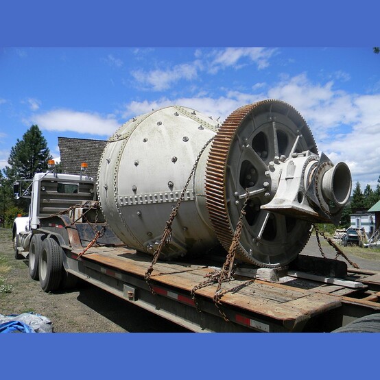 8' x 1' Hardinge, Conical Ball Mill, 6.5-14 TPH, 125 HP Allis Chalmers motor, 1725 RPM, 230/460 Volts, 25 HP