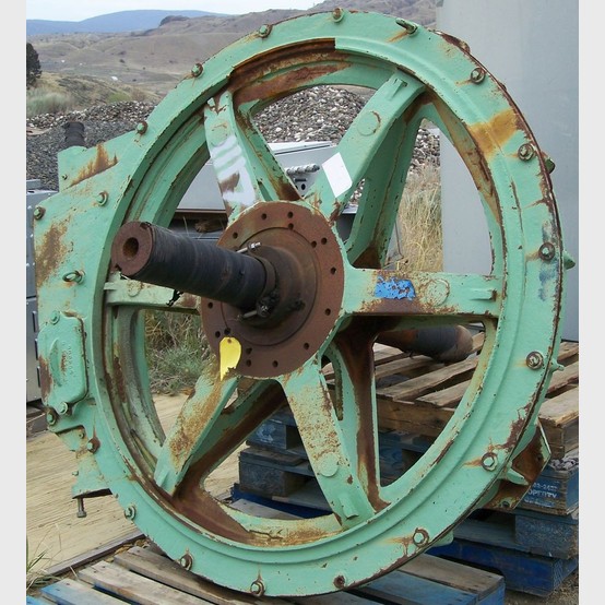 5' Dorr Oliver, Thickener Head, 2-7/16" diameter pinion input shaft, 5-7/16" diameter output shaft, single