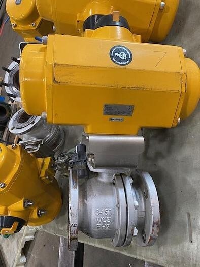 3" Emerson FieldQ #OSO6OOO-004STACW, Ball Valve, Pneumatic Actuator