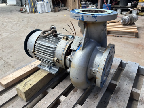 1200 GPM, Scot #106, End Suction Close Coupled Centrifugal Pump, 6" inlet x 5" outlet, 6.13" impeller