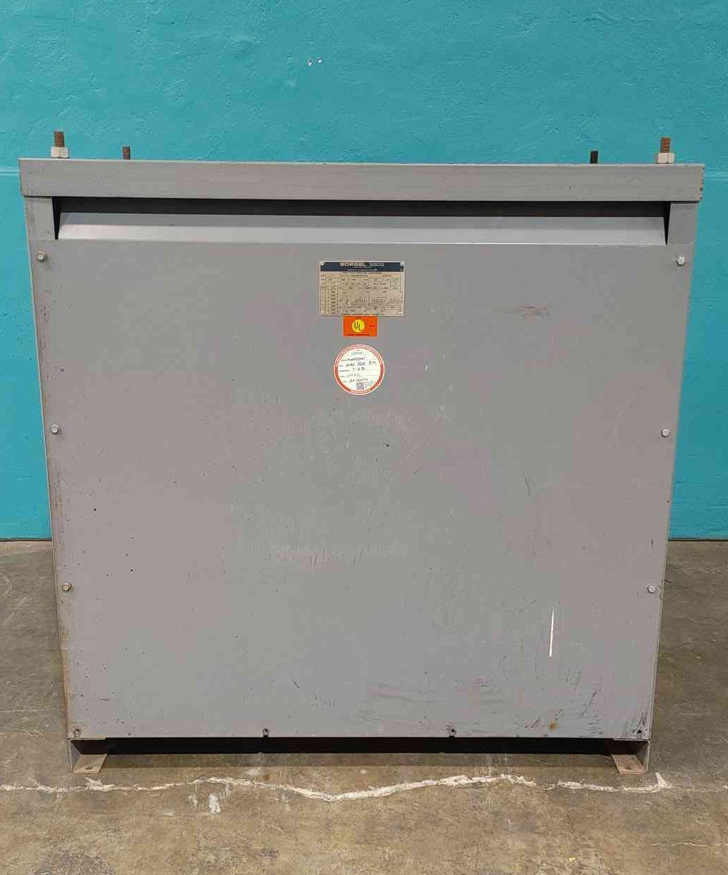 225 KVA 480 Primary, 208Y/120 Secondary, Square D Sorgel #TD3225H4, Dry Type Transformer, 3 Phase