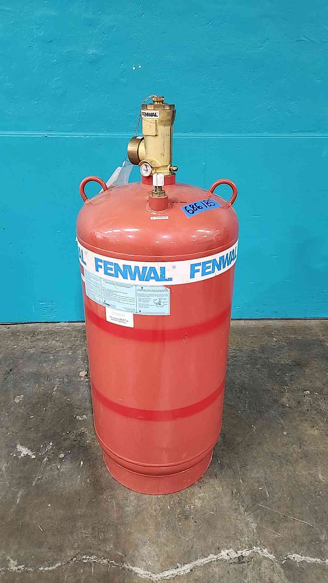 336 lbs. Fenwal, Fire Suppression System, FM-200 Agent