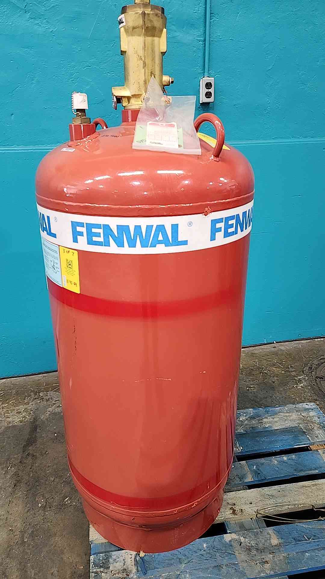 705 lbs. Fenwal, Fire Suppression System, FM-200 Agent, 356 lbs. agent