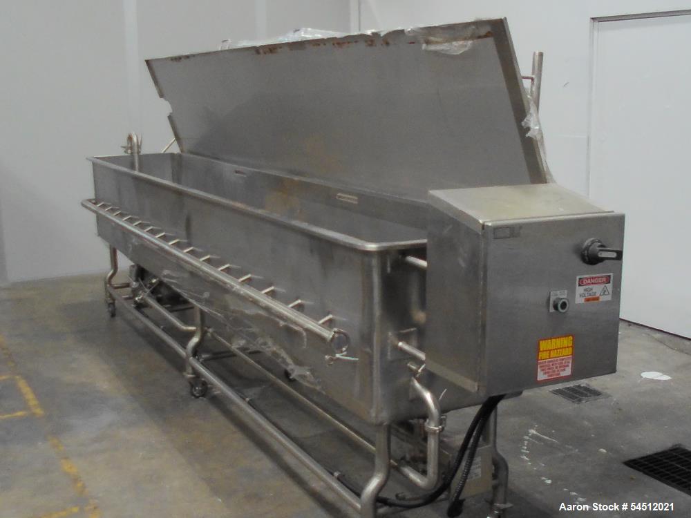 BCast #BC-COP-12, Stainless Steel COP Tank, clean-out-of-place jet wash tank, 144" L x 30" width, new