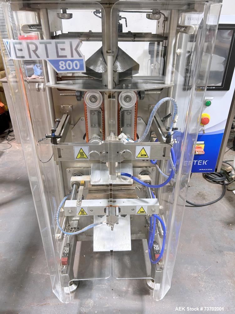 WeighPack #VerTek-800, Vertical Bagger, 60 bags/min., 8" x 17.25" bag size, Omron Sysmac CP1H PLC, 10" Paxiom