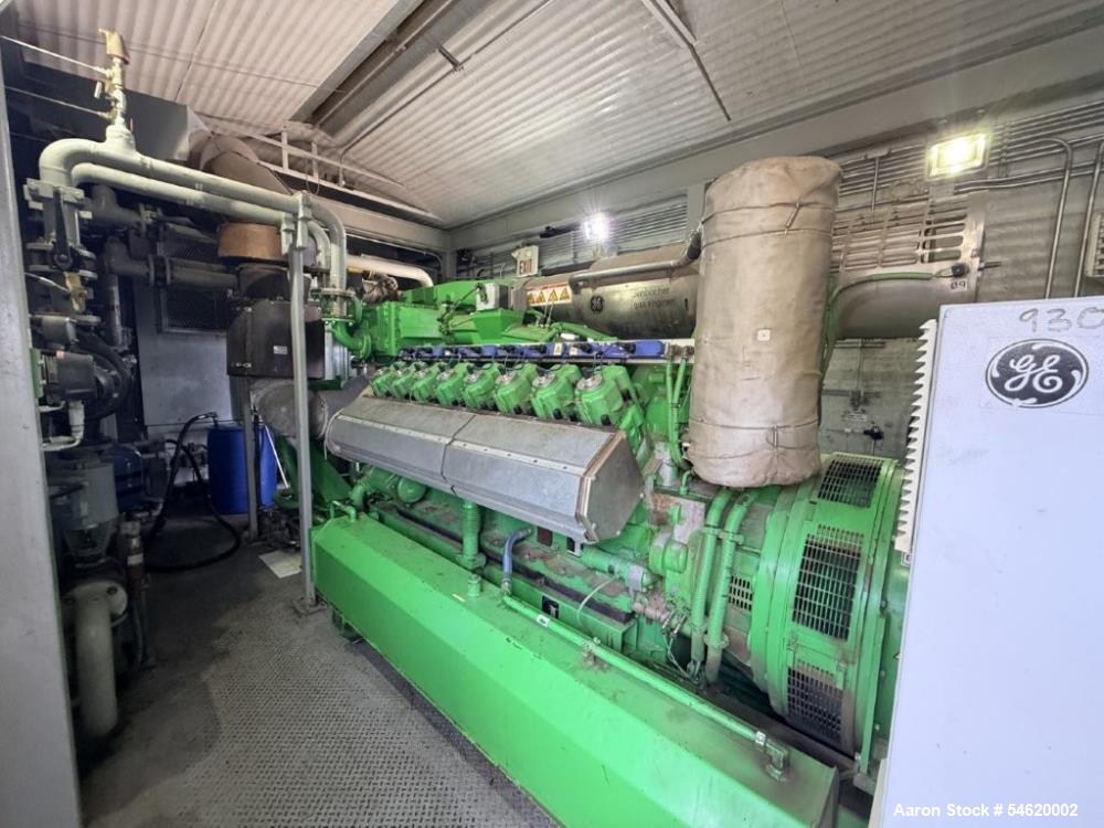 1,127 KW Jenbacher #JGS-416, Natural Gas Generator Package, 4160 Volts, 60 Hz., 1800 RPM, 1573 BHP