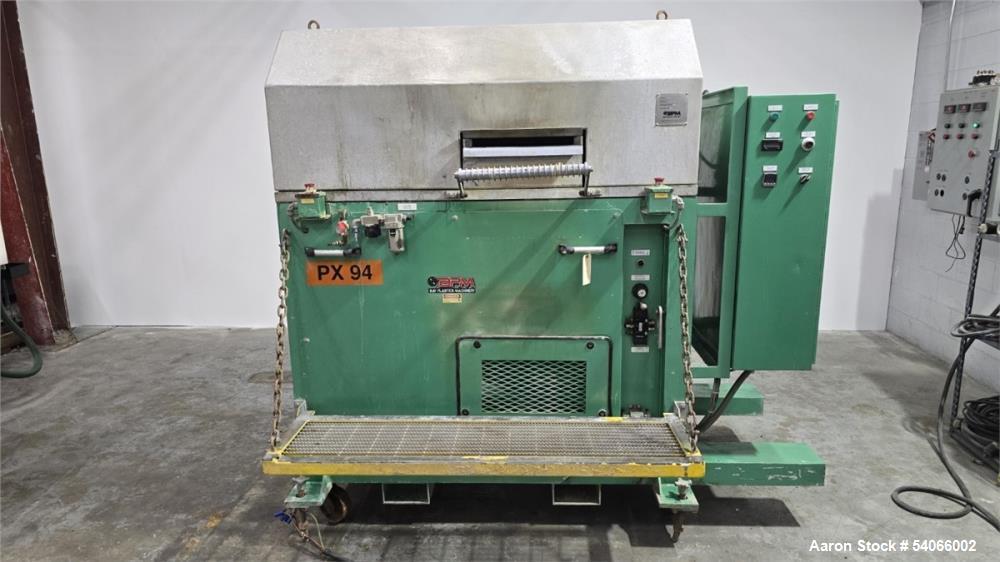 16" Bay Plastics Machinery #BX16G, Strand Pelletizer, 30 HP, 65" infeed H, 12" rotor diameter, 698 RPM, 460