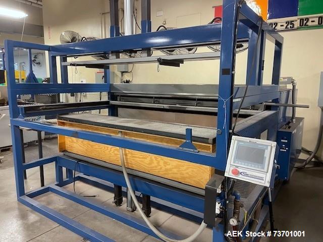 Belovac #BV-C-Class, Thermoforming Machine, 32" x 96" forming area, 13" depth, upper and lower heat panels