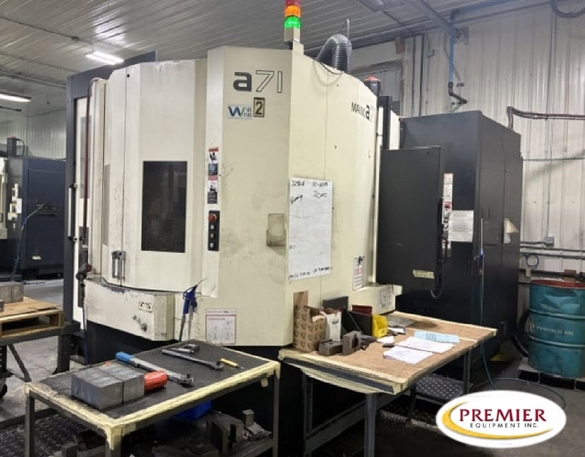 Makino #A71, CNC horizontal machining center, Professional 5 Control, 28.7" X, 28.7" Y, 31.5" Z, 10000 RPM