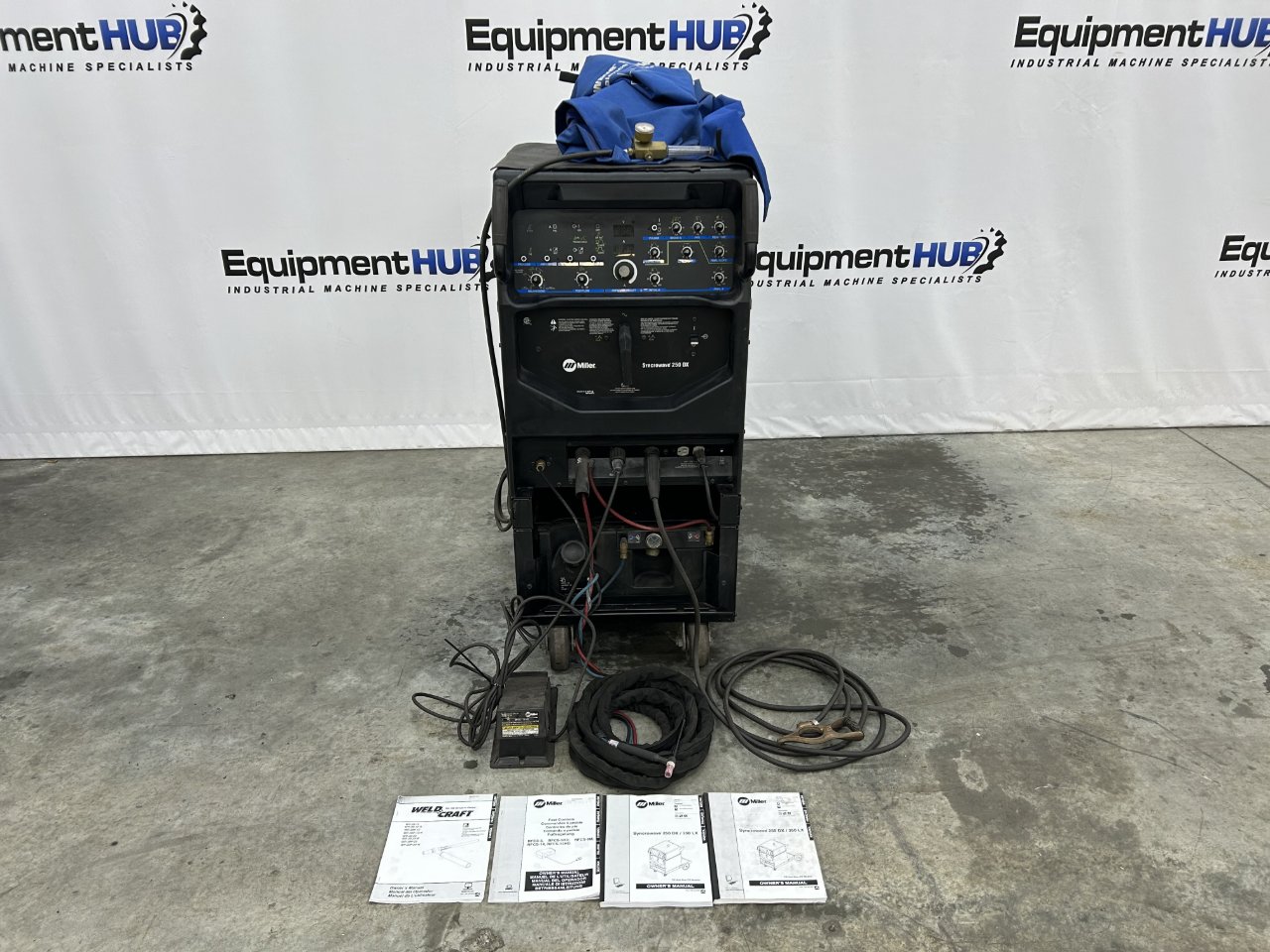 Miller #Syncrowave-250DX, AC/DC tig & stick welder package, built-in pulser, AC balance Control, Dig Control