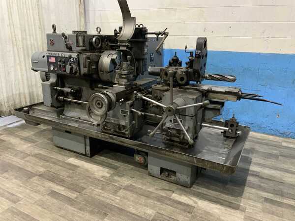 No. 5 Warner & Swasey, M4670, ram turret lathe, 20" swing, 10-1/4" swing over cross slide, 3-jaw 15" chuck