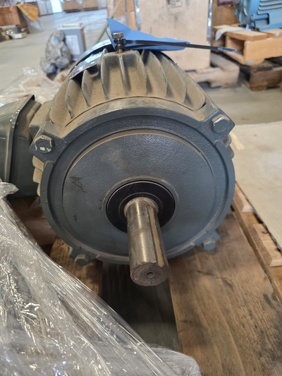 10 HP 1740 RPM TECO #AEEACD, squirrel cage motor, 575 Volts, 2009, new