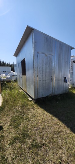 18' x 9' Equipment Building, skidded
