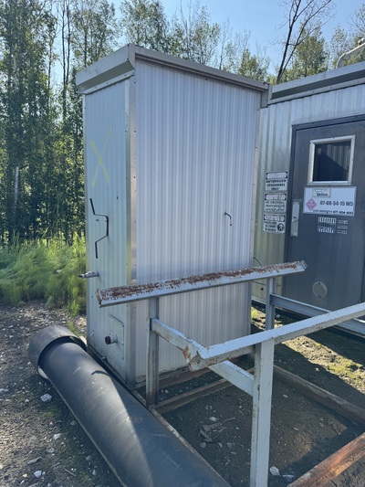 3' x 3' x 9' Control Valve Building, heated, 3' x 3' skid