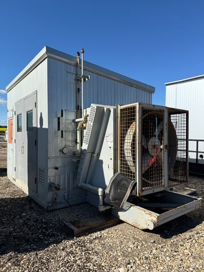 145 HP Geminis #H302, reciprocating compressor, 2-stages, Caterpillar 3306 NG engine, Air X 48EH cooler, 1315