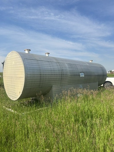 72" x 20' Flare Knockout, 110 bbl, 50 psi, sour, internally coated, 1999