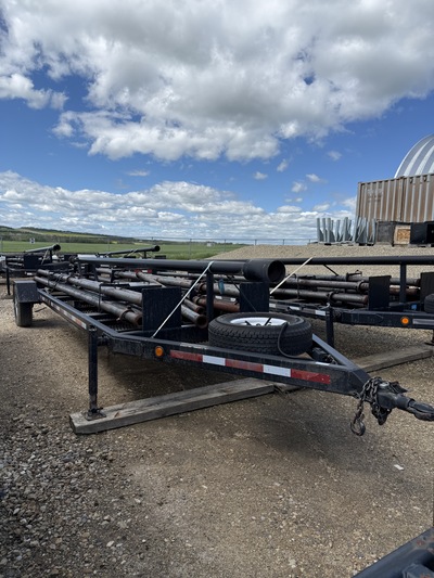4" x 20' Dynacorp Self Supported Flare Stack, shot tube ignition, single wheel trailer mounted, 2015