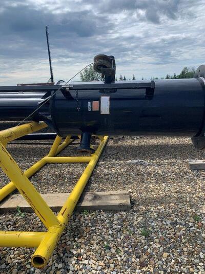 4" x 40' Tornado Self Supported Flare Stack, dual 4"