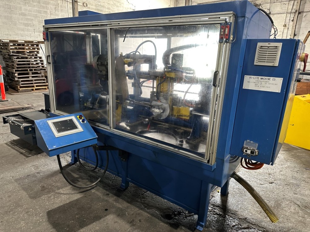 Hi Lite Hi-Lite #FPI, 4-Axis tube (id) polishing cell, Graymills BFTS120-F coolant tank
