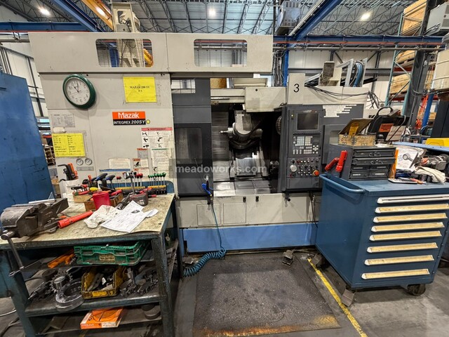 Mazak #Integrex-200SY, CNC Multi-Tasking Turn-Mill Center, 9.84" max. tool length, 6" chuck, 2.4" bore, 29.5