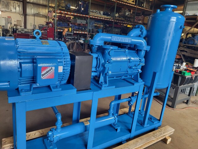 300 CFM, Kinney #KLRC-300, Liquid Ring Vacuum System, new