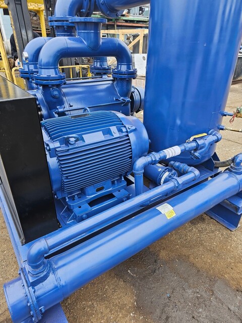 2200 CFM, Sihi #LPH-85557, Liquid Ring Vacuum System, Stainless Steel, full recirculation, new