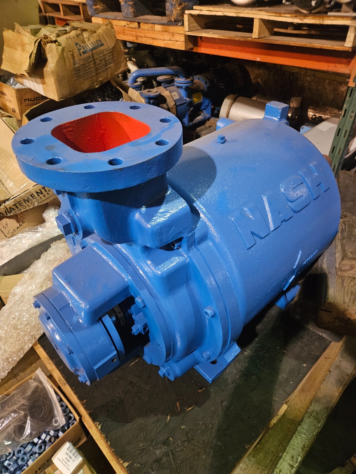 Nash #SC7, Liquid Ring Vacuum Pump, mechanical seals, rebuilt