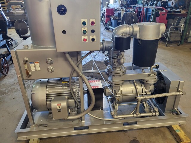 Travaini #TRO-400S, Liquid Ring Oil Sealed Vacuum System