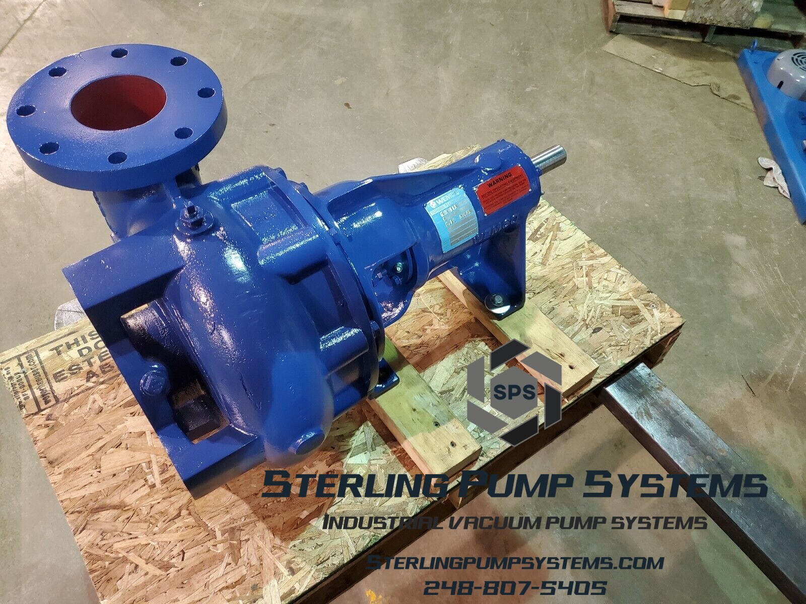 4" x 4" Wemco #E, Slurry Pump, recessed impeller, Cast Iron