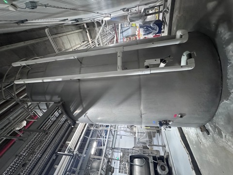 6,000 gallon Inox-Tech Canada #AGS6000USG, Stainless Steel Jacketed & Agitated Tank, 9.5' diameter x 15'