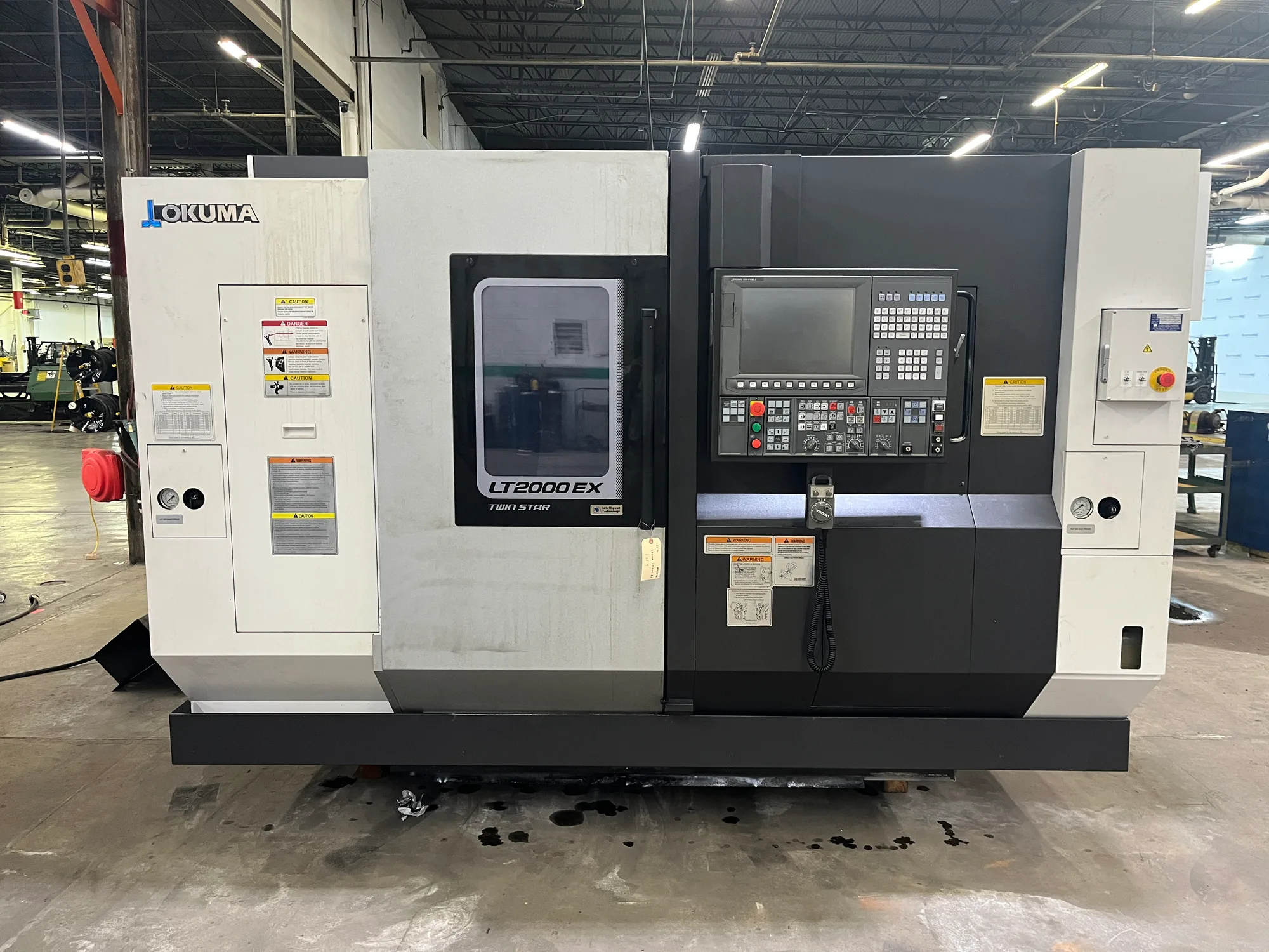 Okuma #Twin-Star-LT2000-EX, Twin Spindle CNC Lathe, 15.7" swing, 8.27" turning diameter, 39.9" centers, 8"