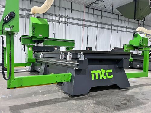 MTC #VR510-FLEX, CNC router, 60" x 120" table, 12" Z, 18000 RPM, 13 HP, HSK-63F, 4-Axis, 9 ATC, 192 hours