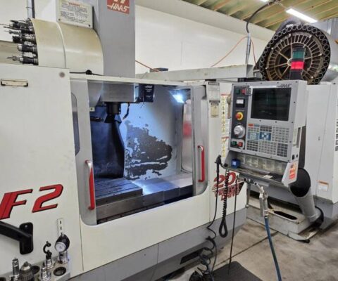 Haas #VF-2, vertical machining center, 30" X, 16" Y, 20" Z, 36" x 14" table, 7500 RPM, 20 HP, CAT 40, 2-speed