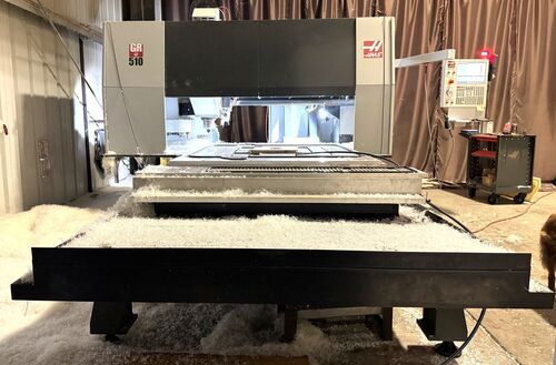 Haas #GR-510, vertical machining center, 121" X, 61" Y, 11" Z, 122" x 53" table, 10000 RPM, 15 HP, CAT 40, 20