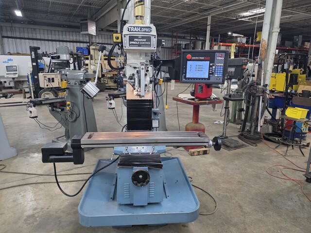 Southwestern Industries #Trak-DPM2, CNC vertical bed mill, 9" x49" table, 32" x16" x27" travel, 70-4200 RPM