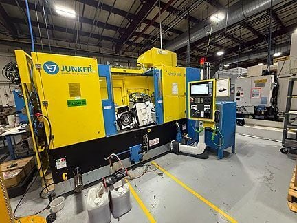 Junker #JUPITER-200S, CNC Centerless Grinding Machine, .08"-3.94" diameter, 19.7" wheeel, 12" bore, 2022