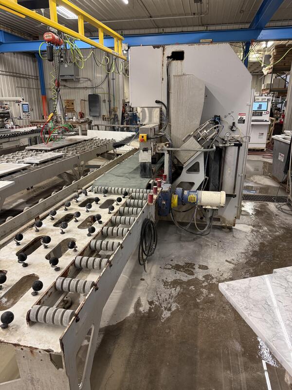 Park #VELOCITY, edge polisher, 12 spindle, 2-6cm thick, 12' Wx12'L max, 2014