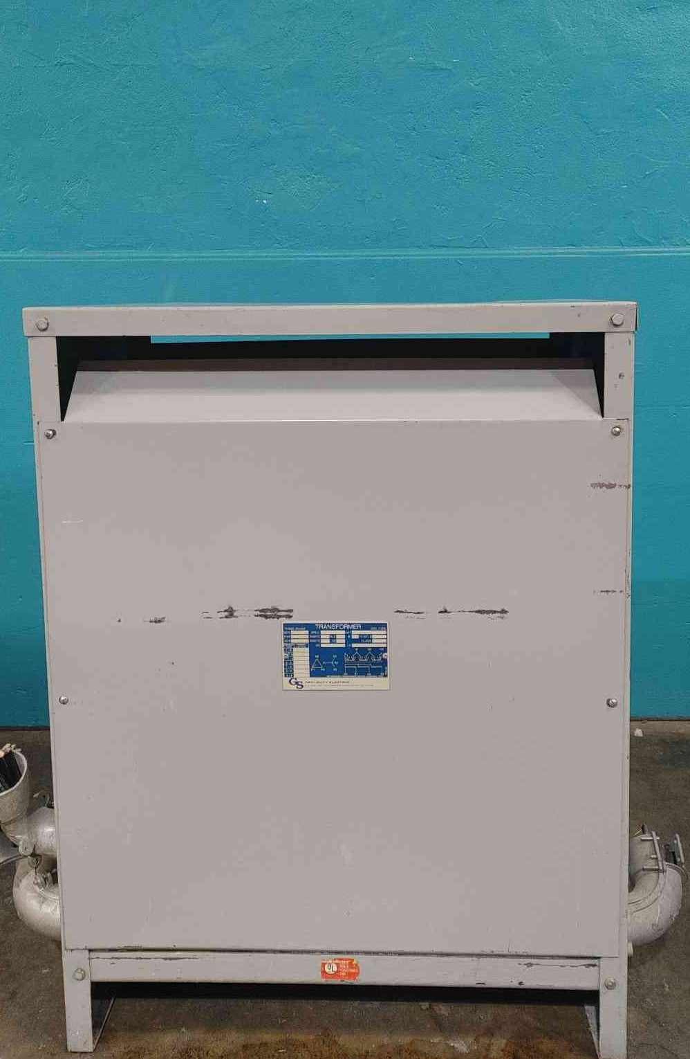 150 KVA 480 Delta Primary, 208Y/120 Secondary, Hevi-Duty #THP150, Dry Type Transformer, 3 Phase