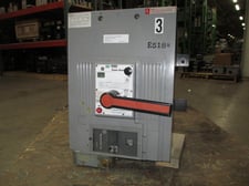 3000 Amps, General Electric Power Break, TP3030TTR, 3P, 600 V., MVT+(TT32LSIG), aux switch, manually