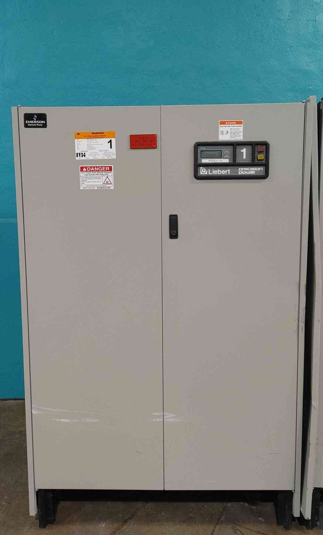 225 KVA Liebert #PPA225C, power distribution unit, 480 Volts Pri., 208/120 Volts Sec., transformer (2