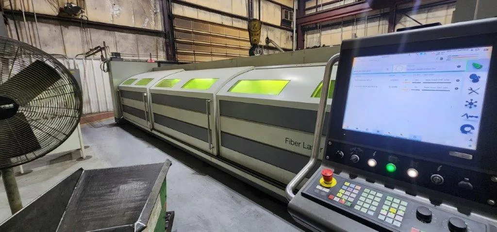 BLM #LT5, Fiber Tube Laser, 2000 watt IPG fiber oscillator, 126" - 256" automatic bundle loading, chiller