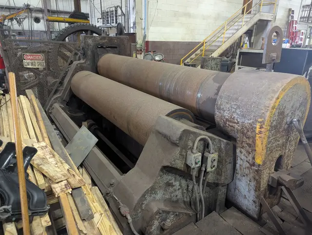 10' x 1-1/4" Bertsch #20, Plate Roll, 3-roll