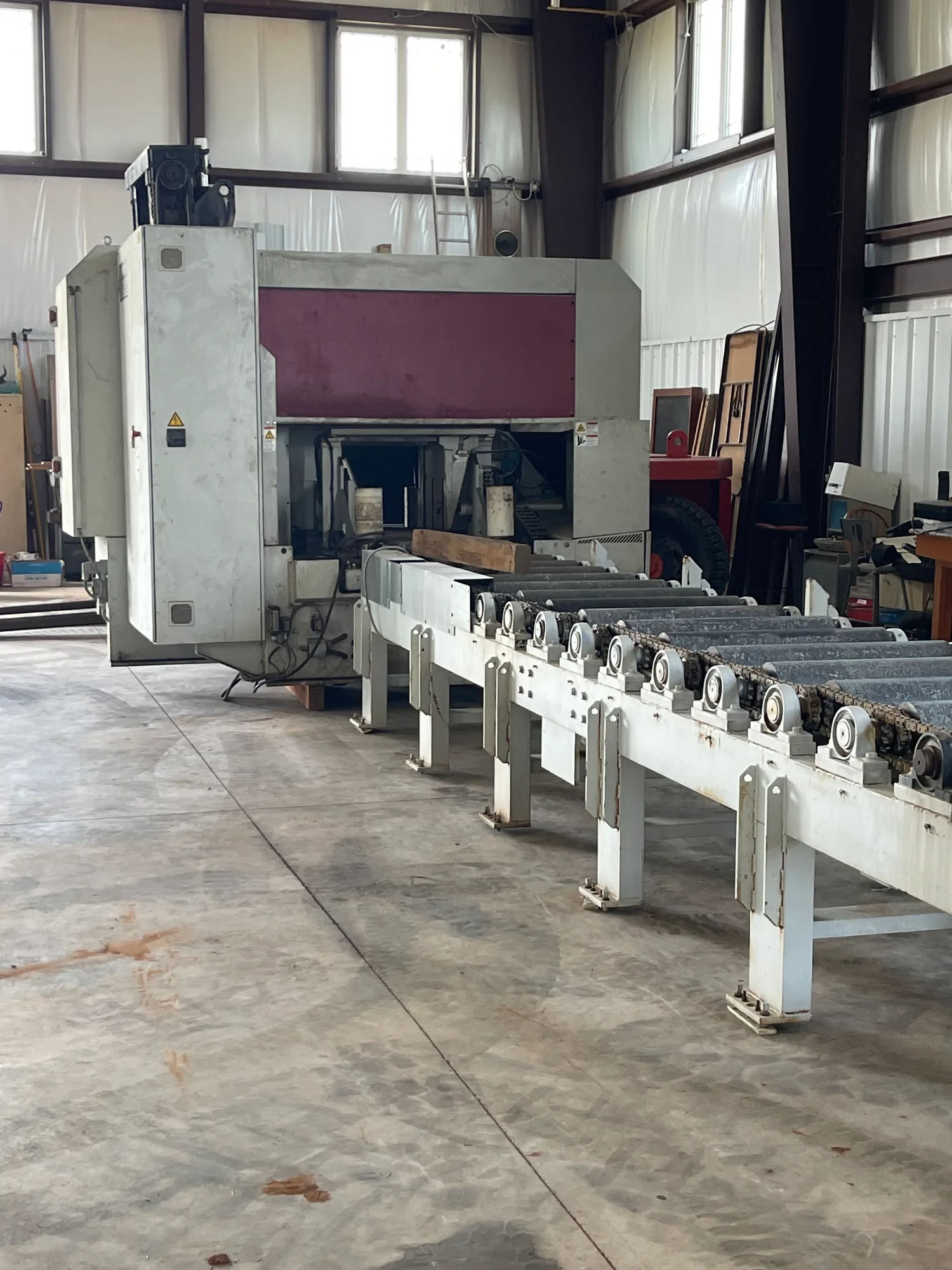 19.7" x 19.7" Behringer #HBM-500SC, Automatic Horizontal Band Saw, 295" x 2.63" blade, 44 HP, 2014