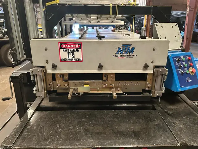 NMT #SSQ-II, Rollformer, FF 100 3/4" panel, Stainless Steel 200 2" panel, Stainless Steel 210 A 2" mechanical