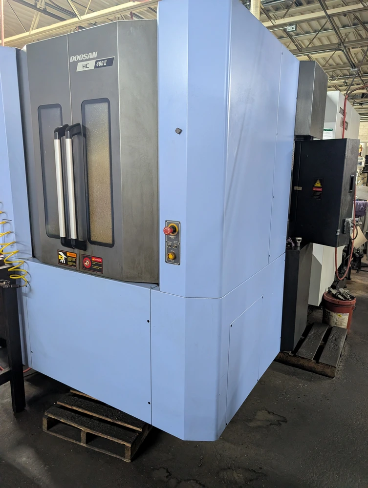 Daewoo Doosan #HC-400II, CNC Horizontal Machining Center, 23.6" X, 22" Y, 22.2" Z, 15.7" x 15.7" pallet