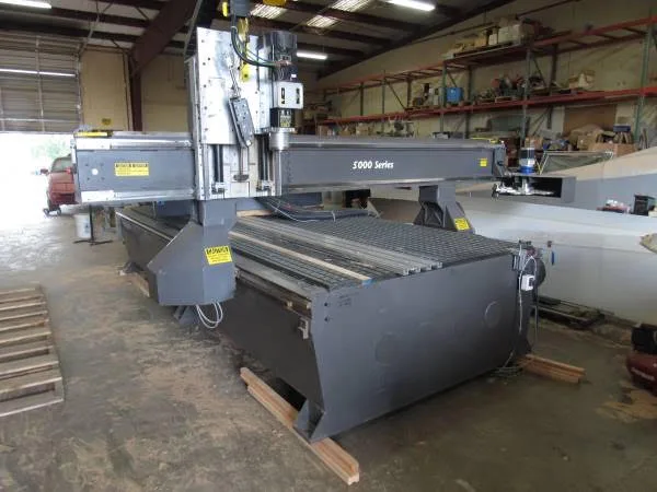 Multicam #5000-Series, CNC Woodworking Router, 60" x 120" table, 24000 RPM, 11 HP, 12-position tool changer