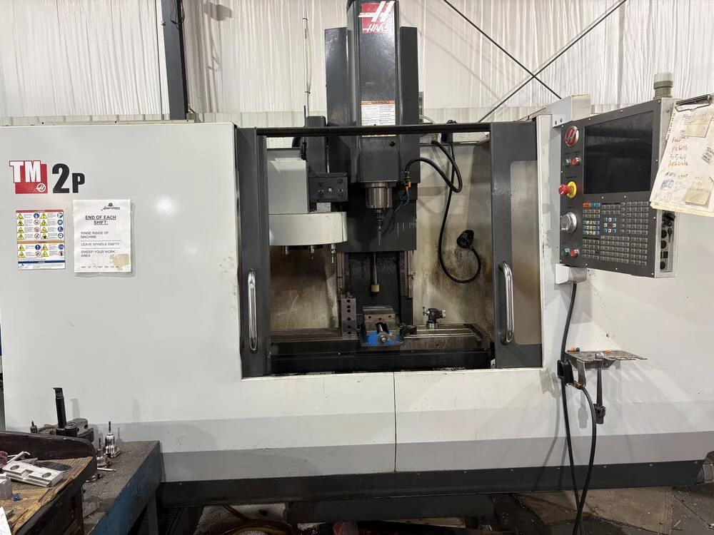 Haas #TM-2P, CNC Vertical Machining Center, 40" X, 16" Y, 16" Z, 6000 RPM, CAT 40, 7.5 HP, 20 automatic tool