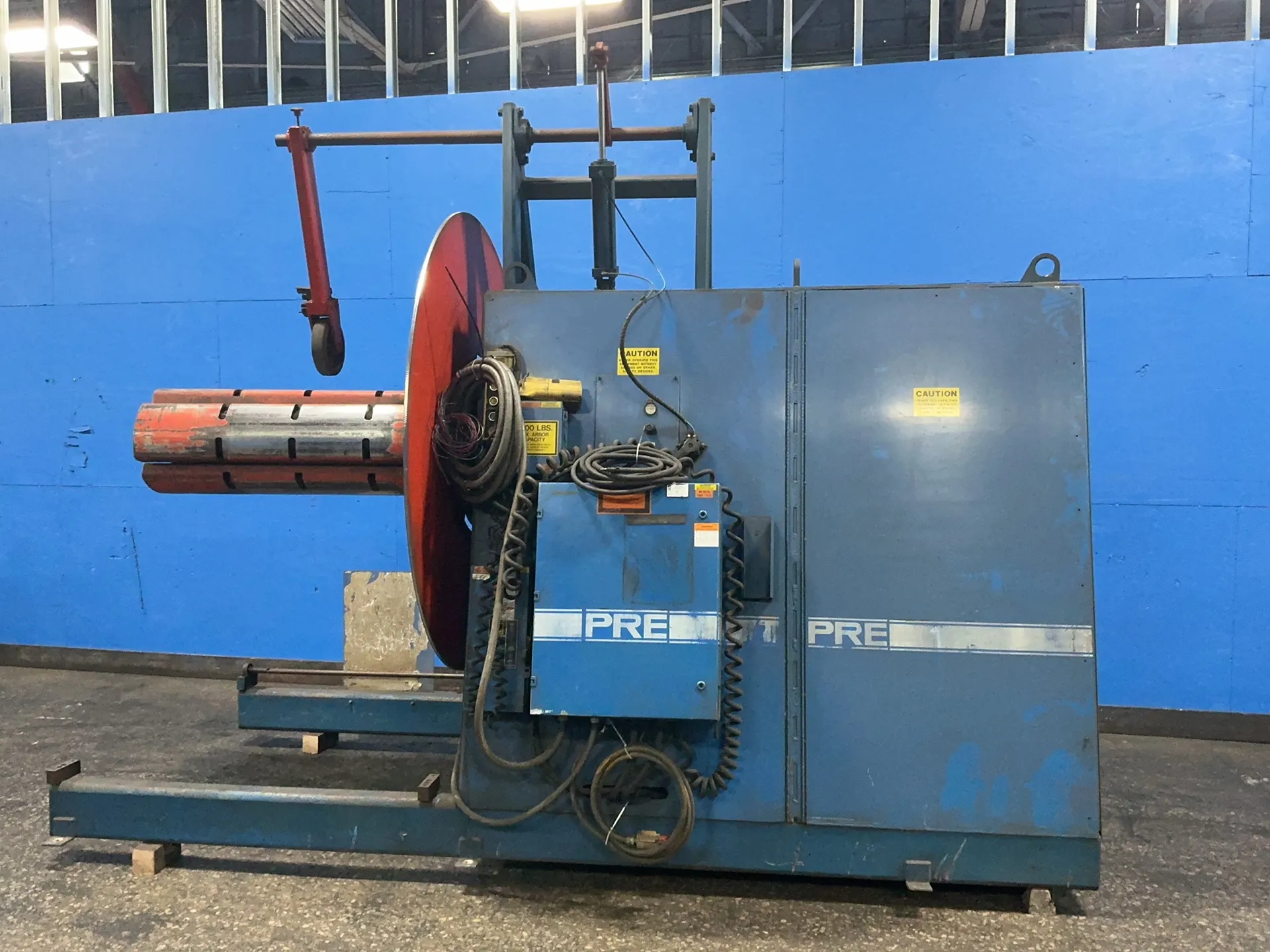 20,000 lb. Press Room #PR-4820000-DC-H1822D, coil reel, 72" width