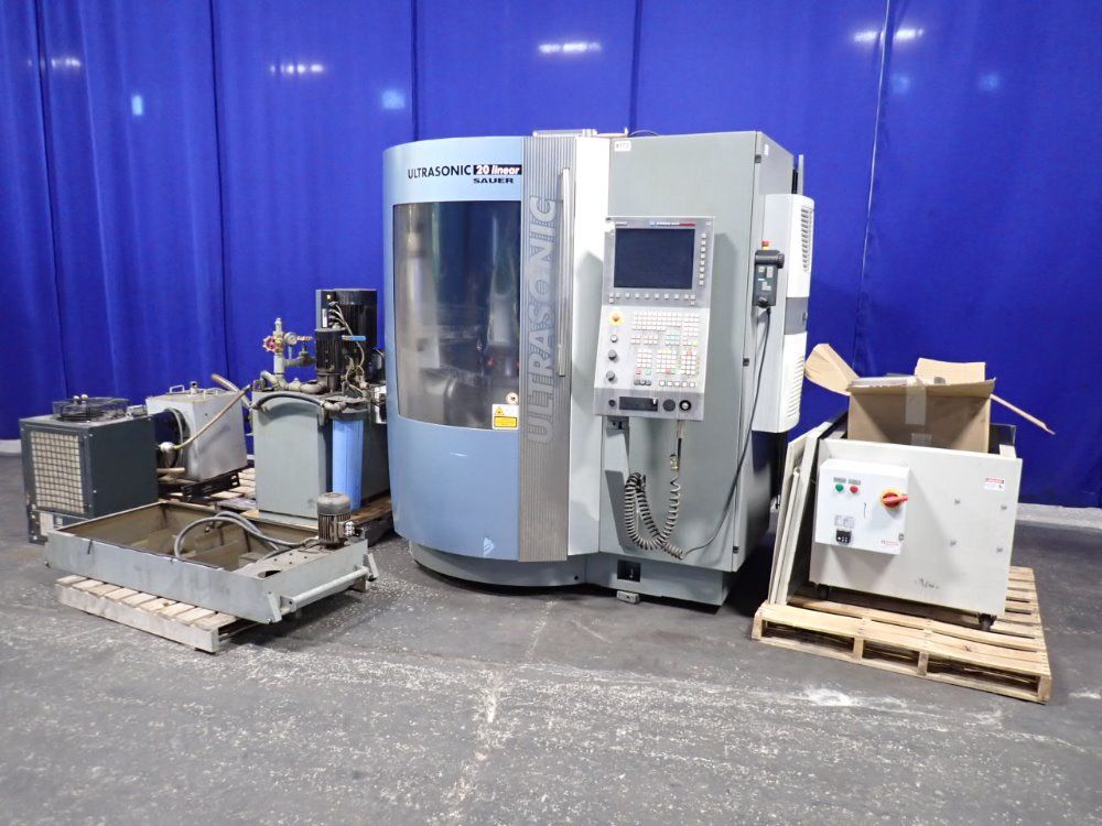 DMG Sauer #Ultrasonic-20-Linear, 5" axis CNC vertical machining center, Siemens 840D Powerline control