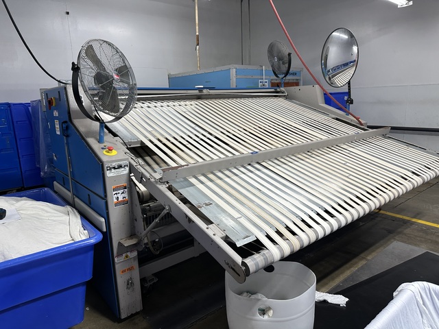 Image for 2-Lane Chicago Dryer #S-2-CT, Large Piece Folder, primary folds only, 120" width, touchscreen control, 480 Volt, 2017